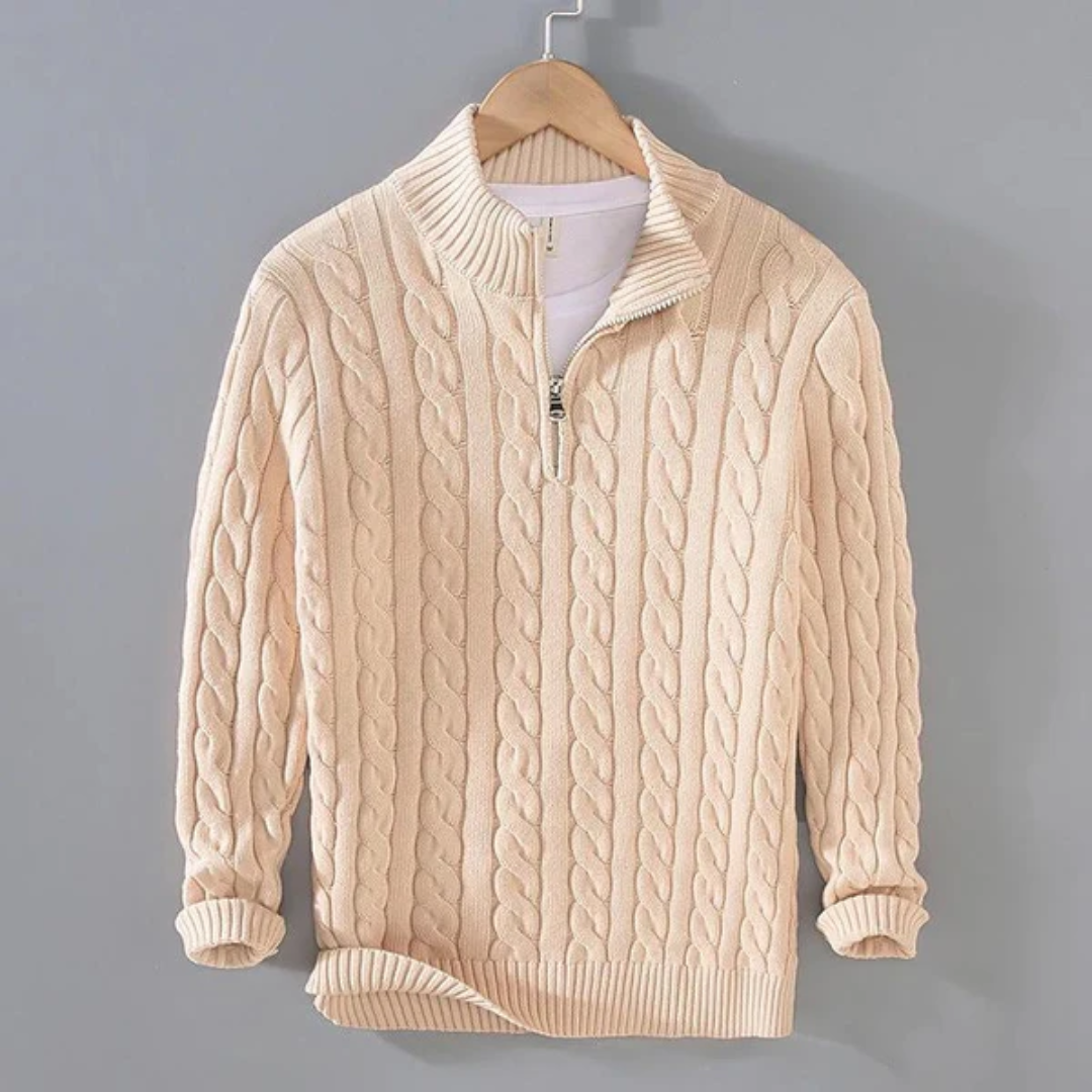 Reiner™ Elegant Quarter-Zip Jumper