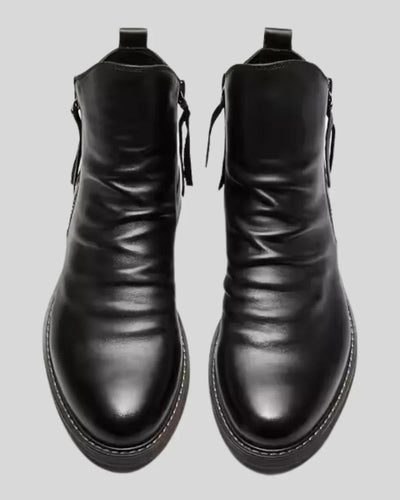 Leonardo™ Zippered Leather Boots