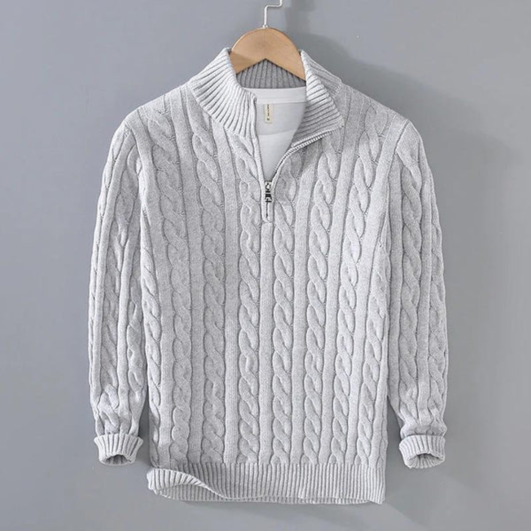 Reiner™ Elegant Quarter-Zip Jumper