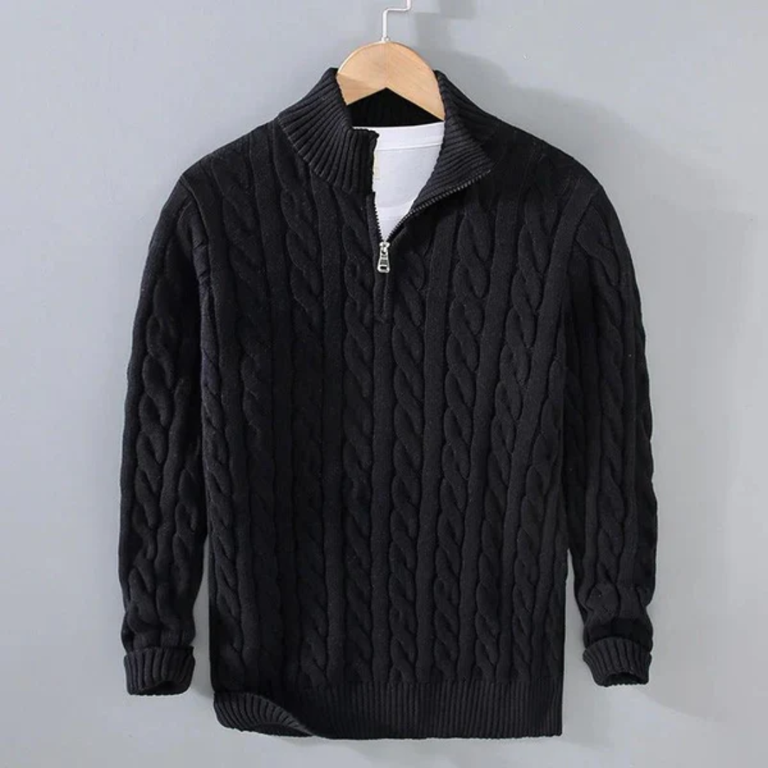 Reiner™ Elegant Quarter-Zip Jumper