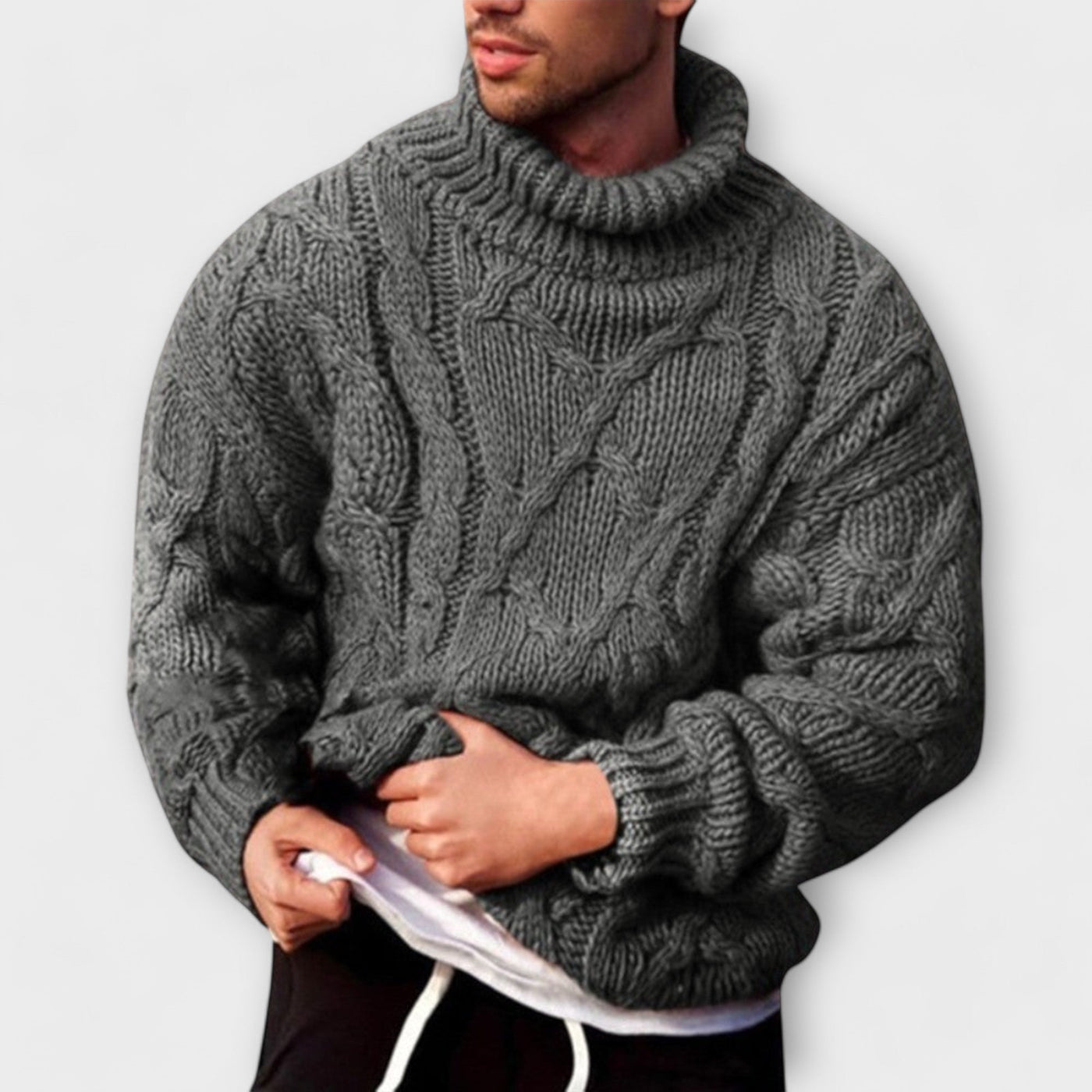 Mason™ Knitted Turtleneck Sweater