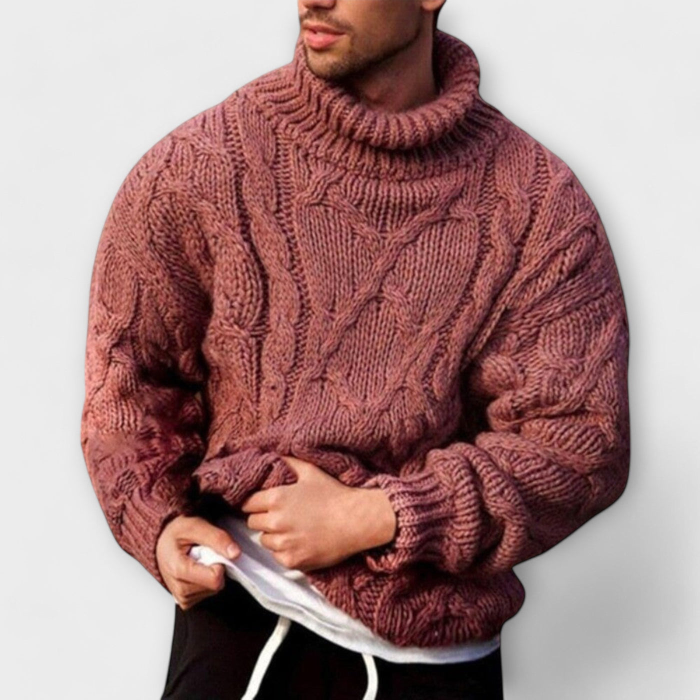 Mason™ Knitted Turtleneck Sweater