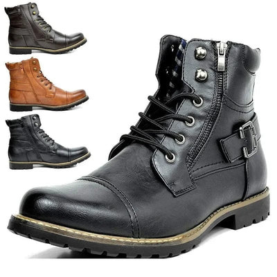 Jalo™ Leather Lace-Up Boots