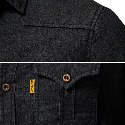 Marcos™ Long-Sleeve Cotton Denim Shirt