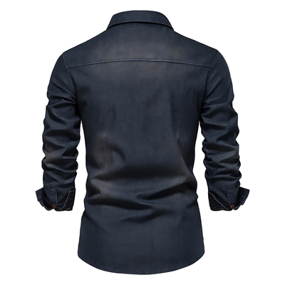 Marcos™ Long-Sleeve Cotton Denim Shirt