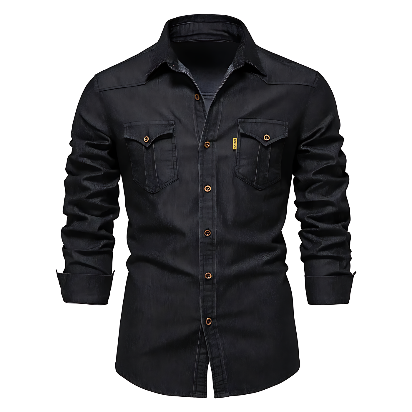 Marcos™ Long-Sleeve Cotton Denim Shirt